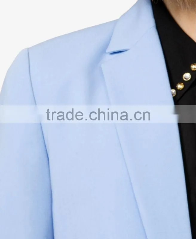 School Marled Button Blazer