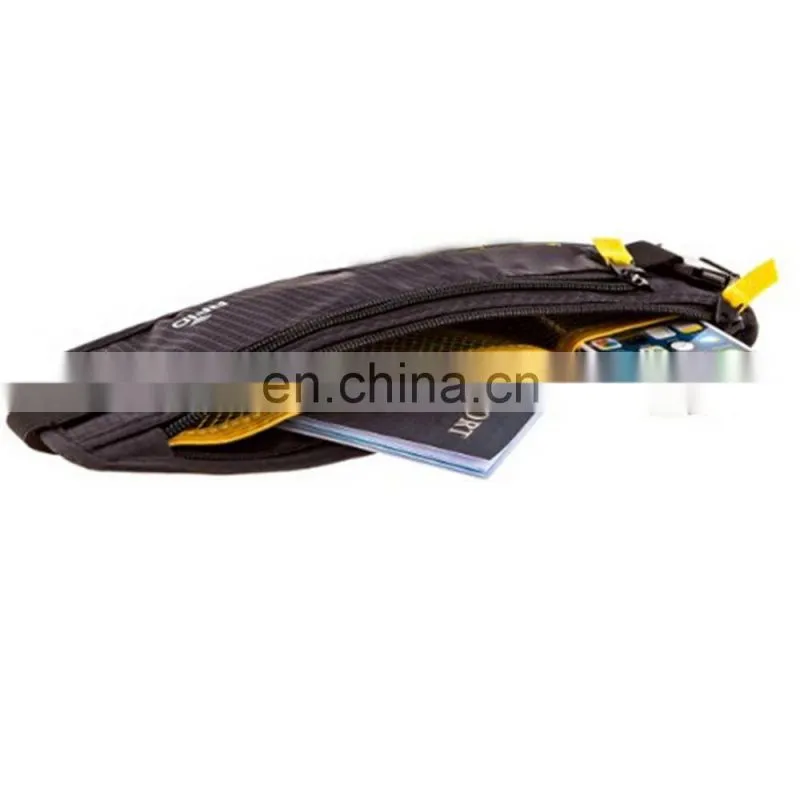 Rfid Protection Travel Waterproof Nylon Security Money Belt