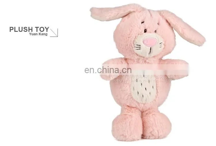 Promotional plush pink teddy bear