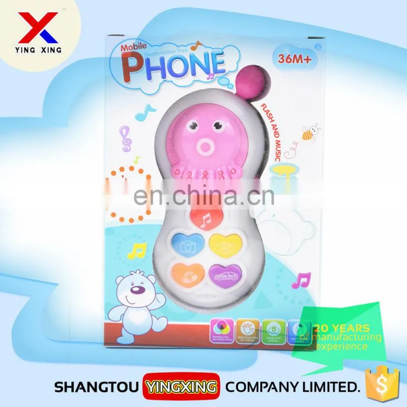 electric bee shape flashing music phone baby toys