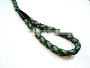 nylon light reflection leash with collar/dog leash/pet leash