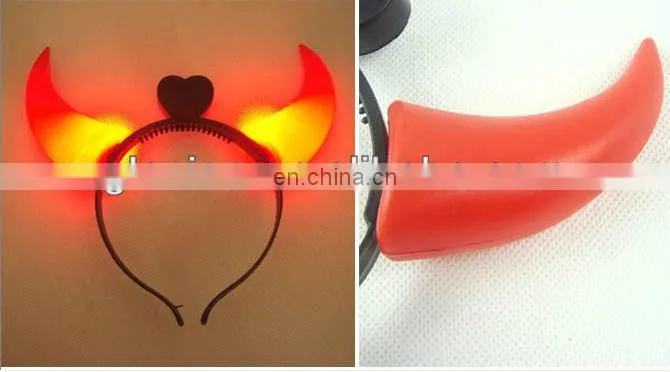 Party colorful ox horn Cheap led ox horn light ox horns glowing ox horn
