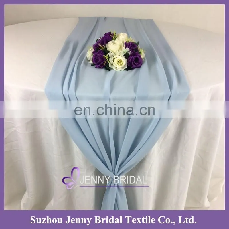 TR018B blue table runners custom christmas table runner