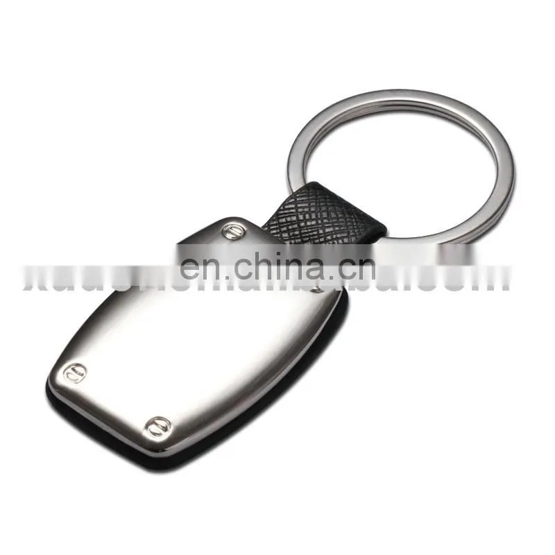 good business gift leather men car logo keychains