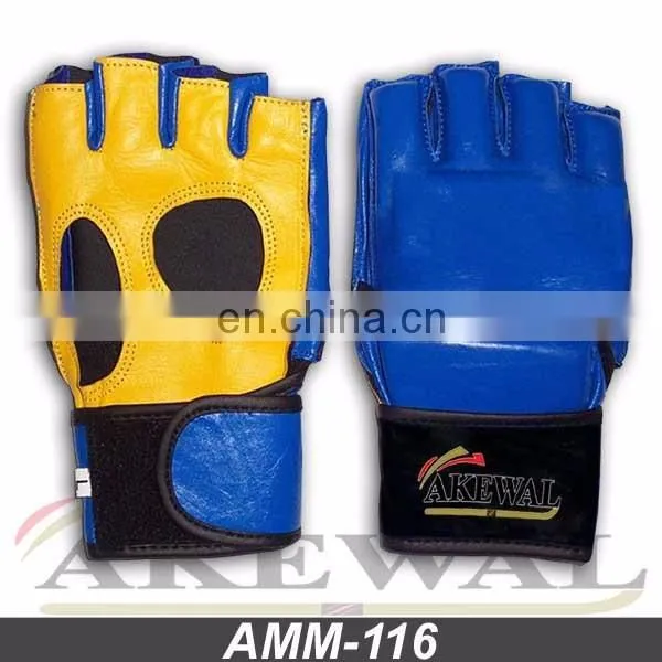 MMA Gloves Cowhide Leather