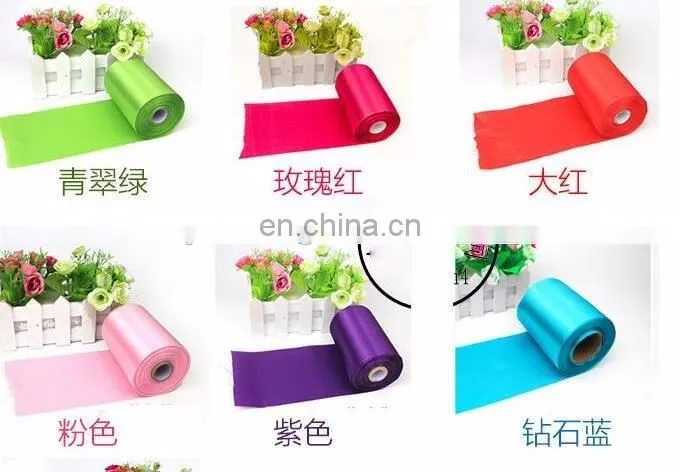 SATIN Wholesale wedding chair sash 5inch satin ribbon