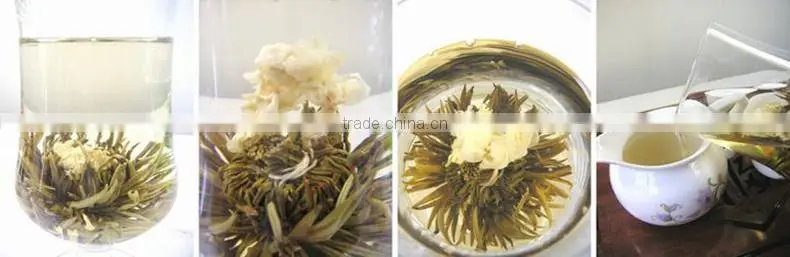 Organic beautiful gift packaging Jasmine flavor 30types blooming tea