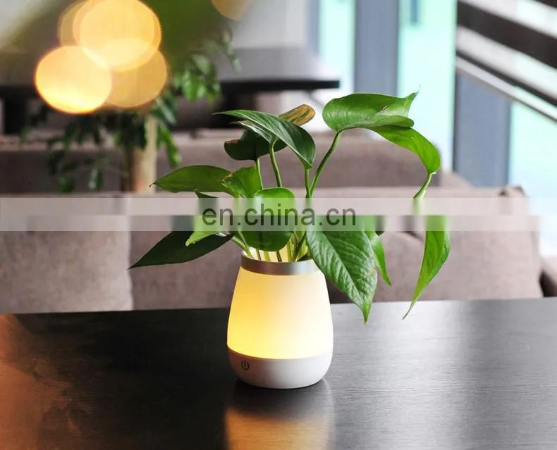 Creative table lamp LED energy-saving touch switch flower pot lamp
