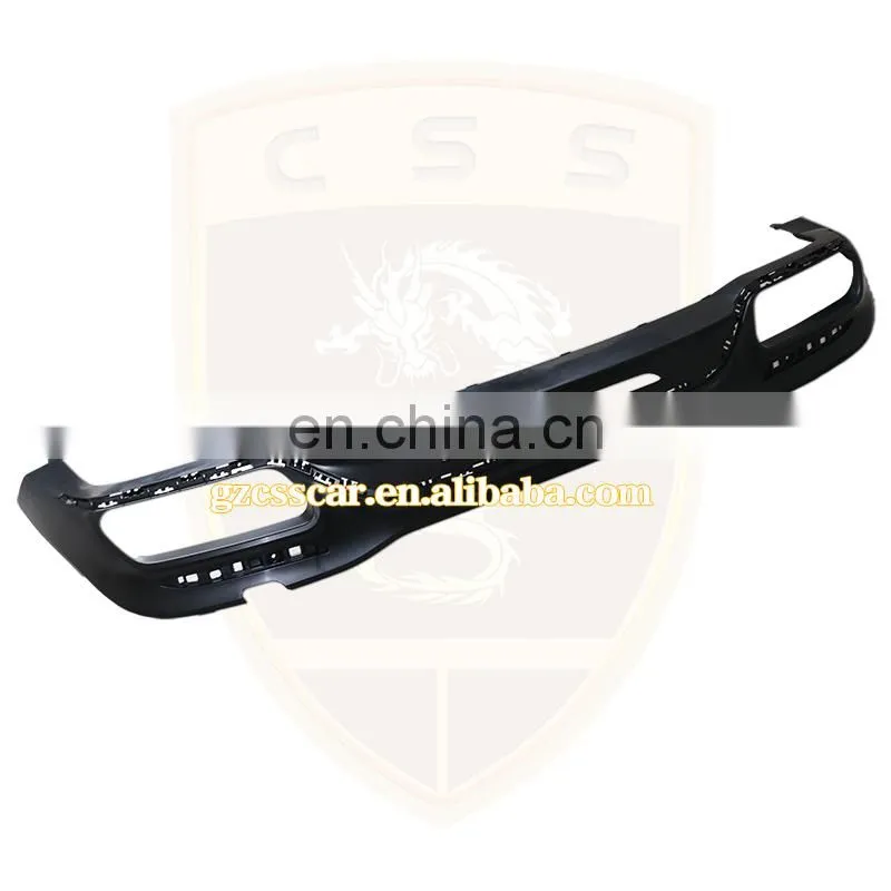 Car Accessories Auto Parts PP Material Front Bumper Rear lip Exhaust Tips 2018 Bens S class w222 S63 AMG Style Full Body Kit