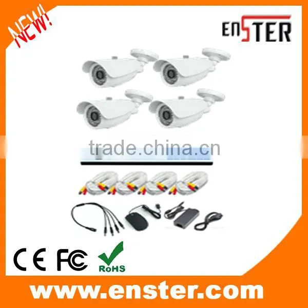 hot selling700TVL Home Security Camera DVR Kit Indoor Outdoor 4CH CCTV DVR Kit cctv kit 4 camera