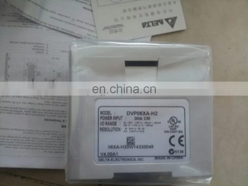 Delta PLC Module DVP06XA-H2 24VDC 3.5W High Quality Genuine