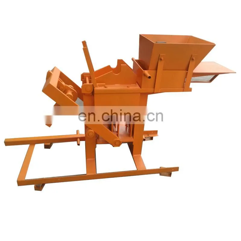 China All Kinds Of Manual Hand Red Interlocking Brick Presser Sale To Africa