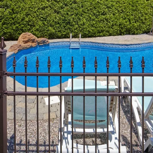 wrought iron pool fence (3)