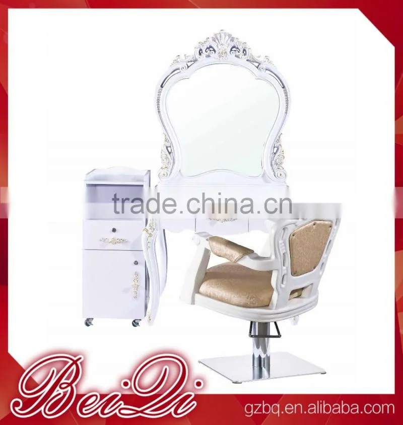Beauty Salon Equipment Sets European Palace Style Salon Mirror Luxury Hair Dressing Mirror