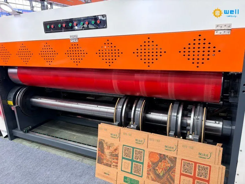 automatic flexo ink printing die cutting slotting machine manufacturer