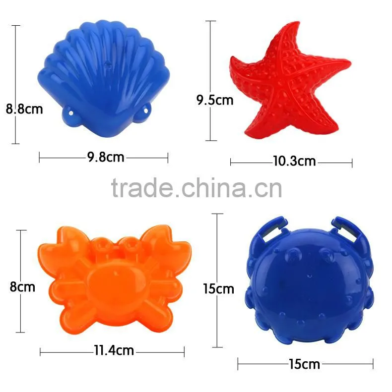 Summer Beach Toys Plastic Sand Beach Toys Set For Kids 12 PCS/Set