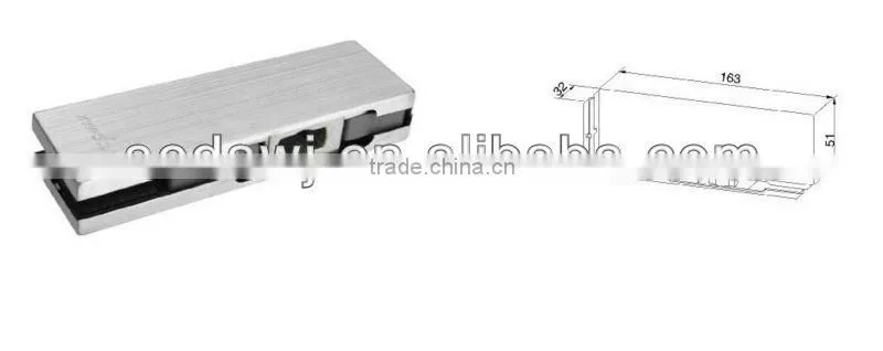 AD-C002 Patch Fitting,Glass Door bottom Clamp,connecting with the bottom glass
