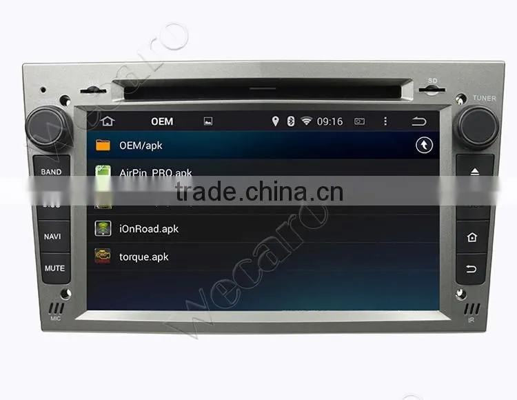 WECARO 2 Din 3G Dvd Gps Radio Pure Android 4.4.4 Car navigation for Opel Astra j 2004 - 2009