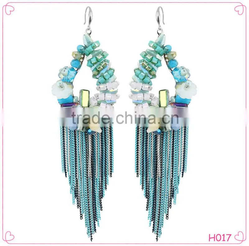 Tassel female earrings long earring wholesale