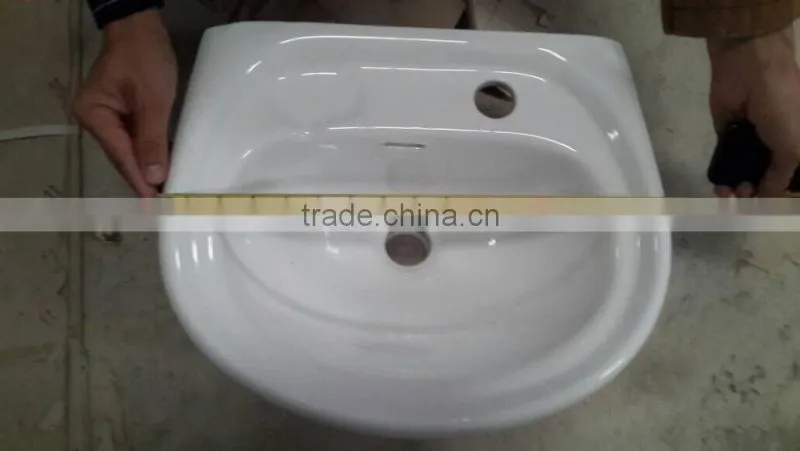 china supplier small wall hung bathroom face basin