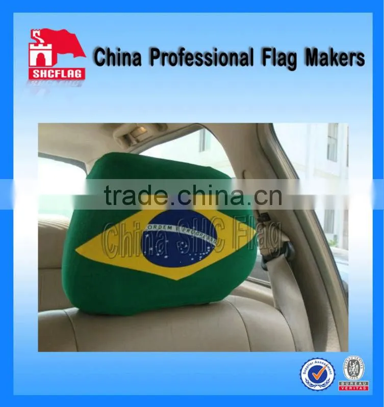 Custom car headrest cover for cars decoration item