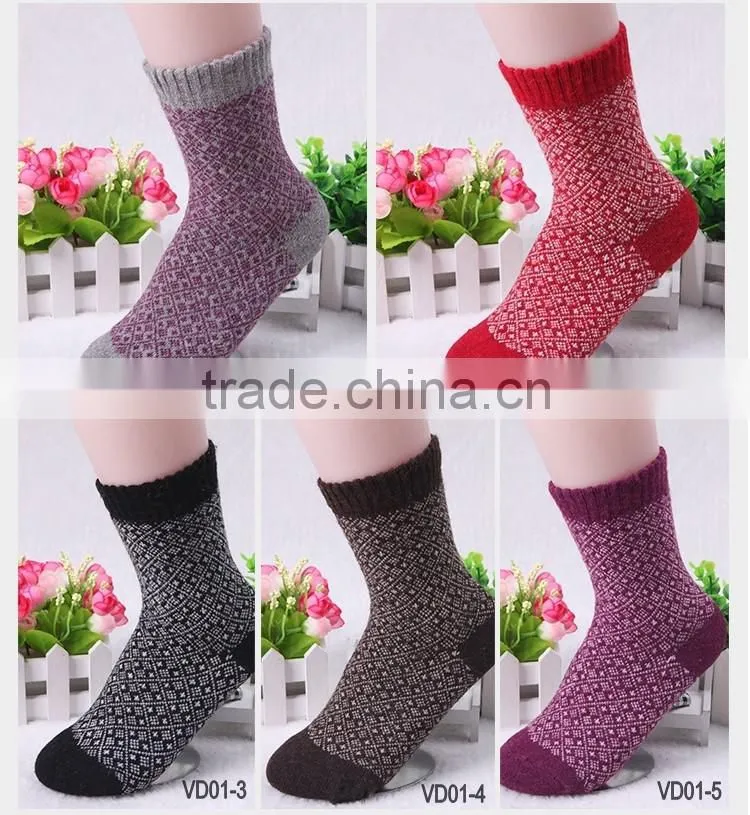 Fashion Winter Rabbit Wool Ladies Cute Socks Women Socks