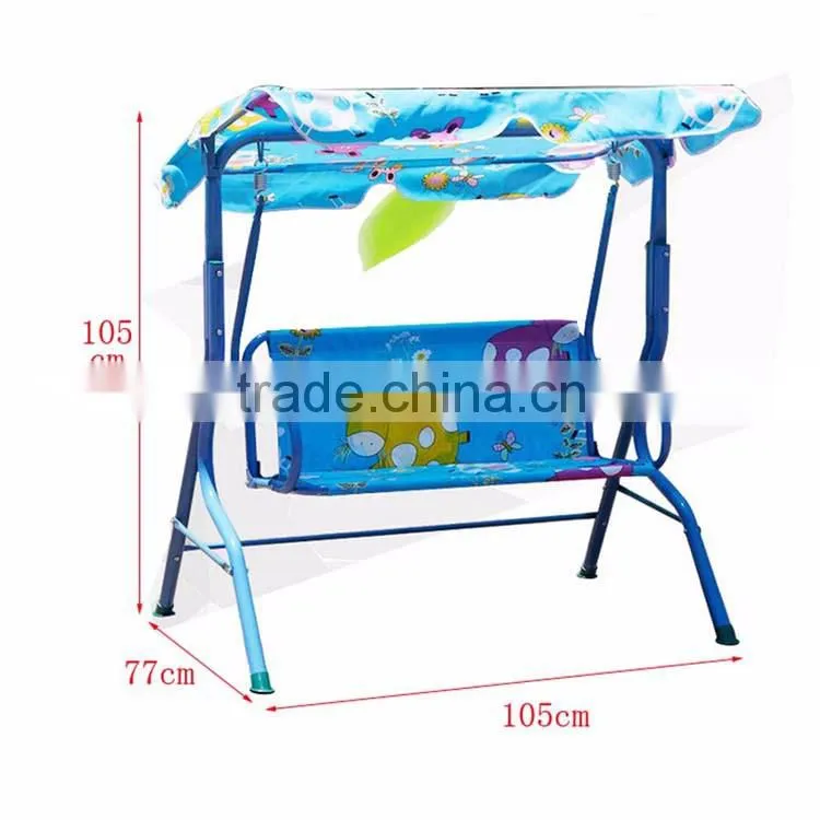 Outdoor Cartoon Lovely Courtyard Terrace Garden Safety Hanging Kid's Patio Baby Swing Chair