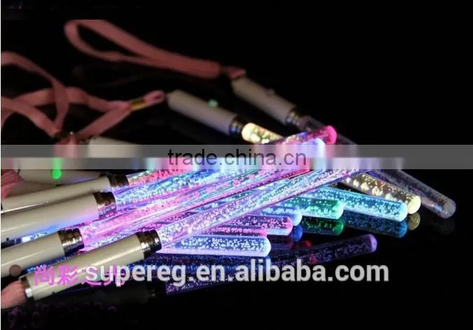 2015 3LEDs Glowing Stick in the dark LED Light Stick Acrylic Concert LED Flash Light Stick For Party Wedding Birthday