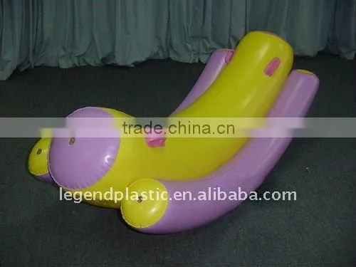 inflatable banana water floating rider