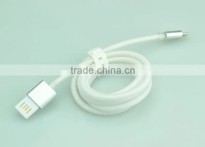 colorful transparent micro usb cable charger cable for Iphone/Ipad