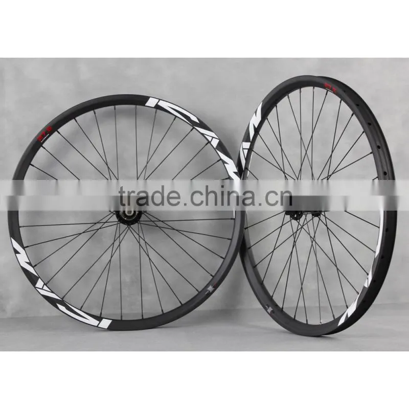 2015 All mountain 650B wheels 27.5er carbon tubeless ready hookless wheels