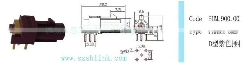 FAKRA RF compliant waterproof connector