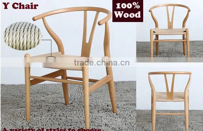 2015 hotsell Modern Black Color Wooden Wishbone Y chair
