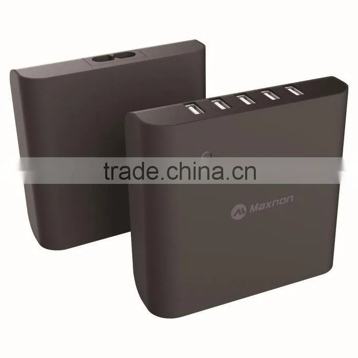 5 port USB Charger Rapid Charge For iphone And More - Powerful Smart multi USB Charger