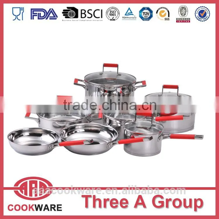 8 pcs stainless steel cookware set for wholesale