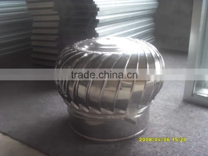 Industrial stainless steel roof turbine vents fan