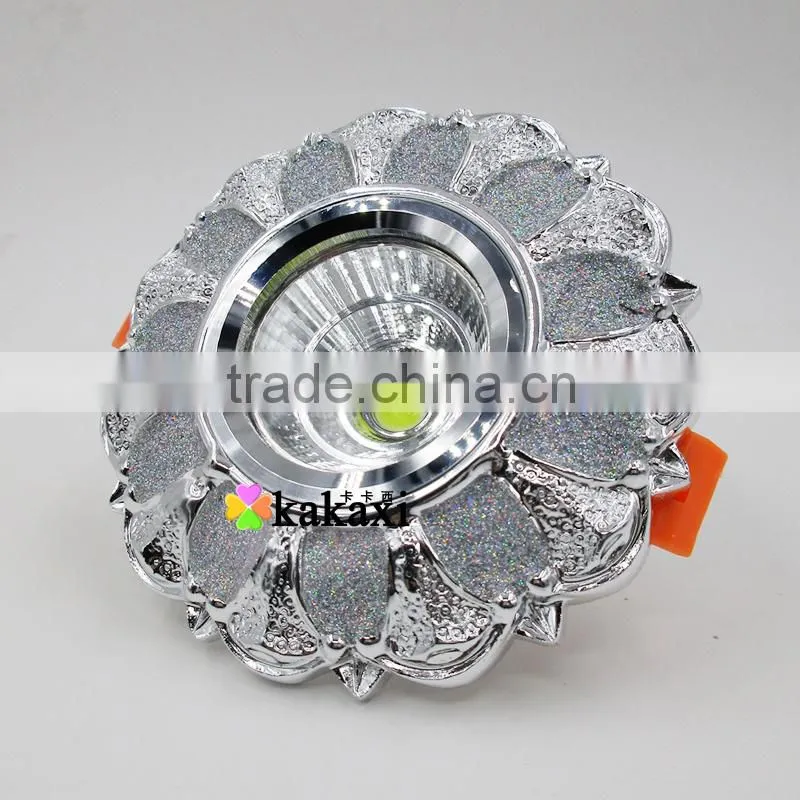 European LED Ceiling Light COB 3W 5w Resin + Aluminum LED Downlight Spotlight