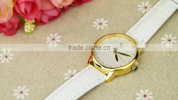 2015 wholes factory women genuine leather watches