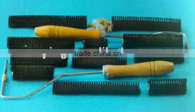 Indusrial round spiral bristle roller brush