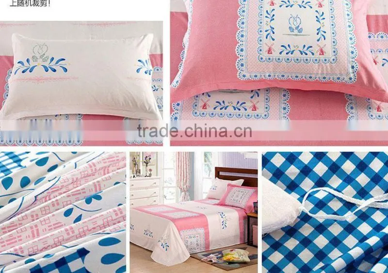 100% Cotton 3D Bed Sheet Set