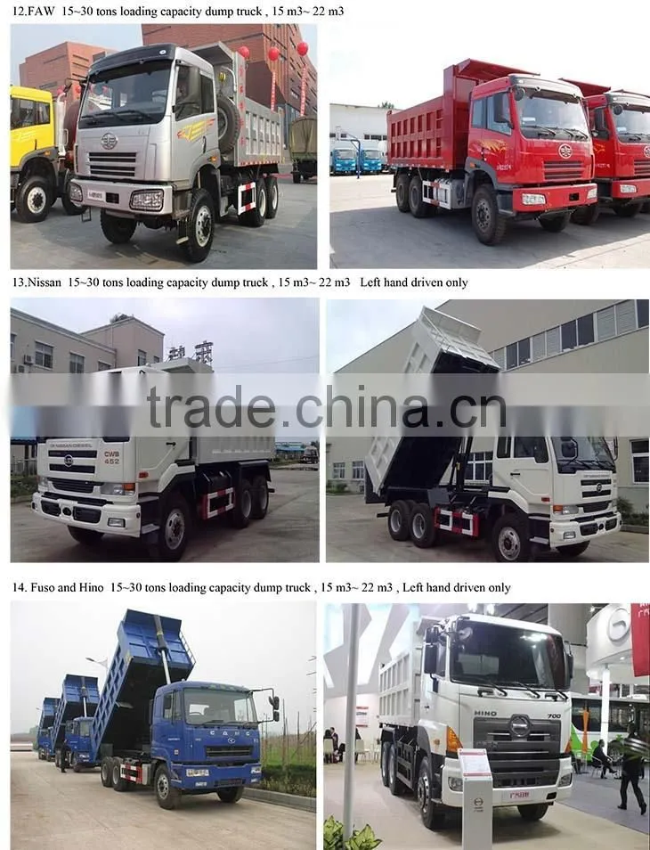 10 wheels truck tipper
