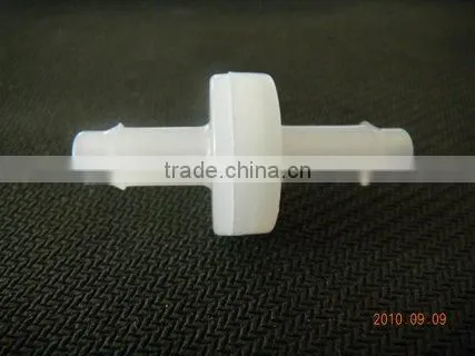 1/4" PVDF plastic one way valve