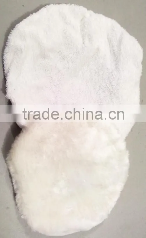 6"8"10" wool buff pad with the bonnet