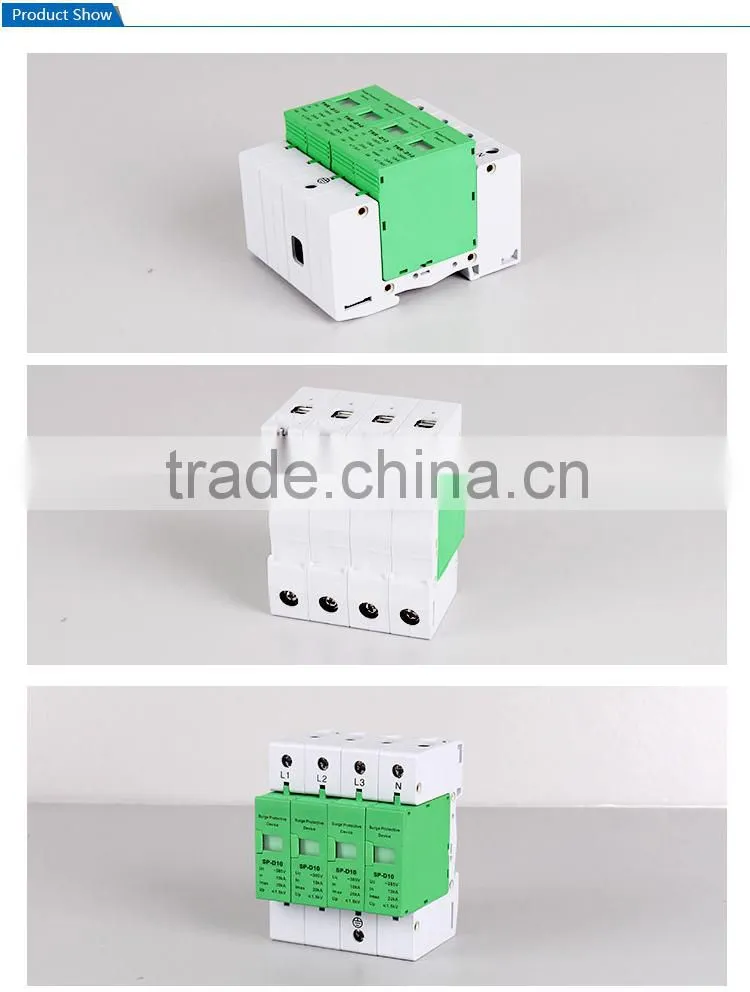 SAIP/SAIPWELL New Type 440V 4 Poles IP65 Electrical SPD/Arrester