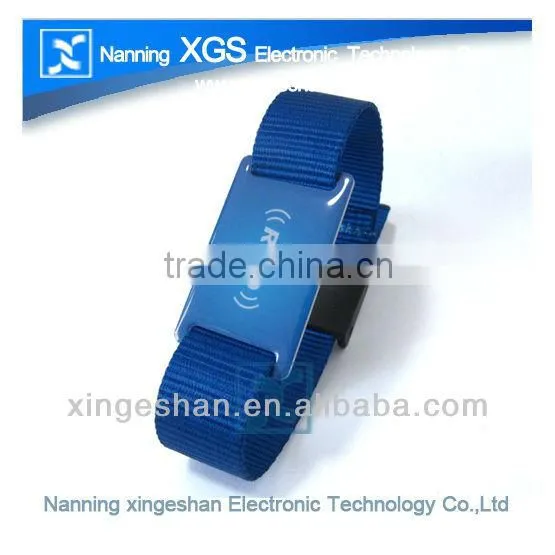 Fabric Flower Baby Hospital Rfid Wristbands For Medical