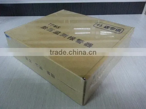 Factory wholesale wireless TPMS in radio DVD navigation display tire pressure and temperature data of four tires