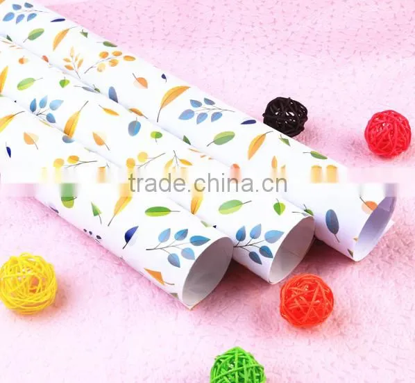 Flower jumbo roll wrapping paper