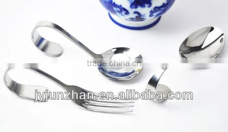Metal seafood spoon with high mirror polishing and nice design