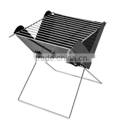 Outdoor portable charcoal foldable bbq grill