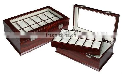 Luxury antique wooden watch box